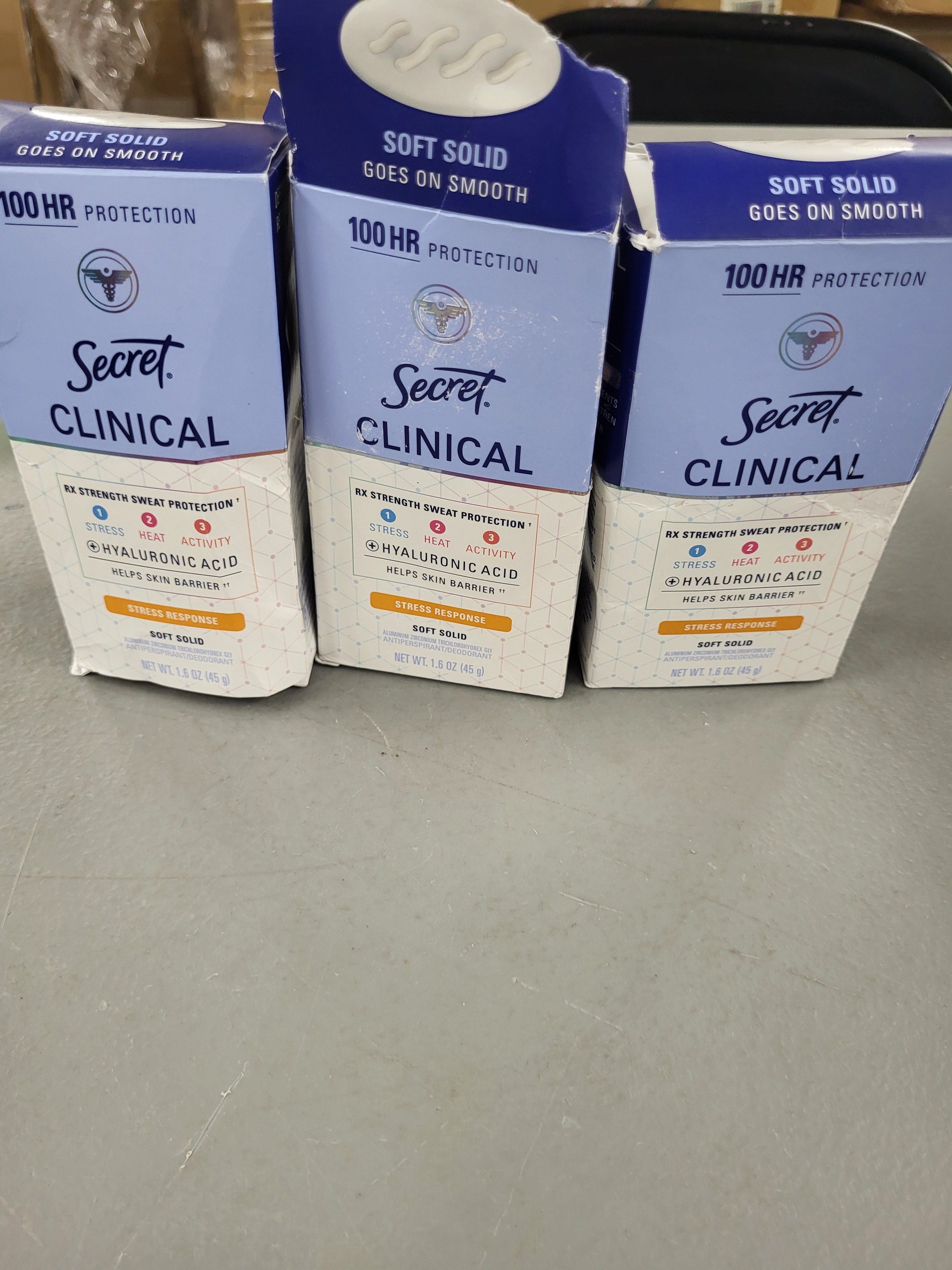 Secret Clinical Strength Antiperspirant Deodorant for Women (3 pack)