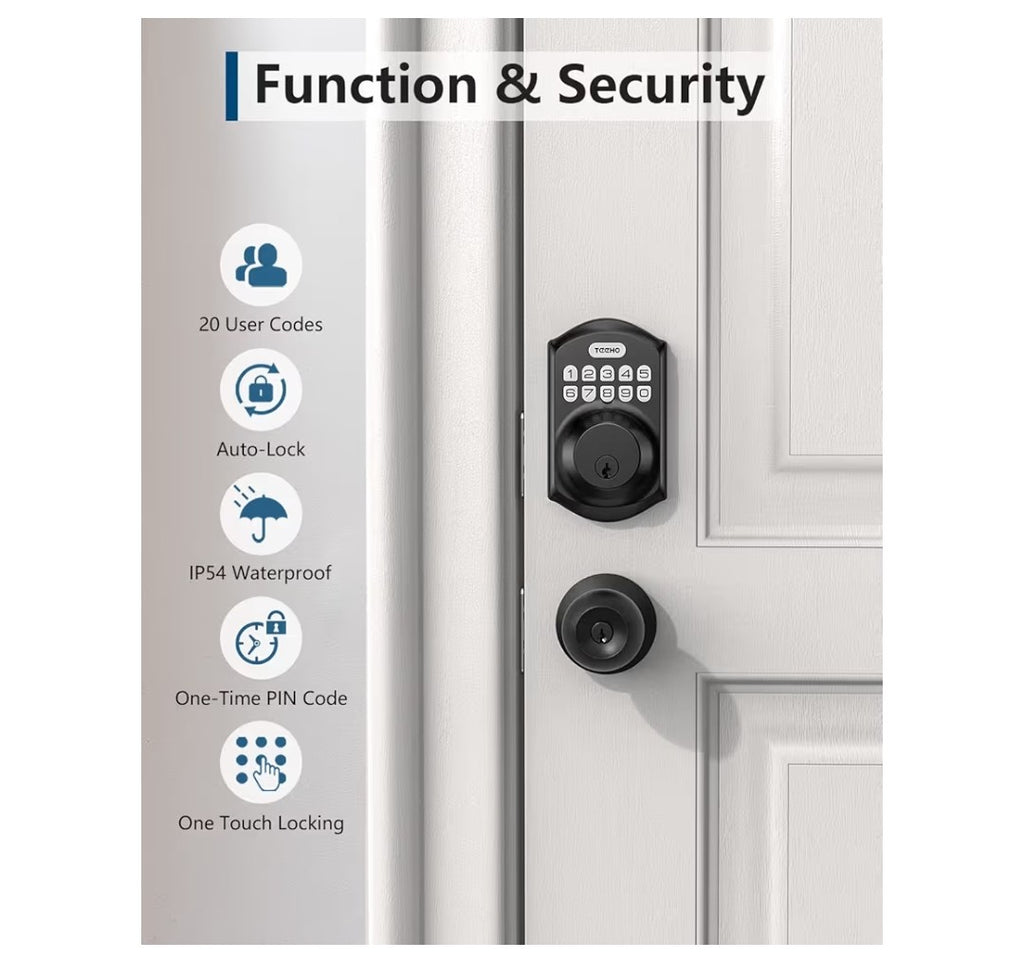 Teeho TE001 Keyless Entry Door Lock