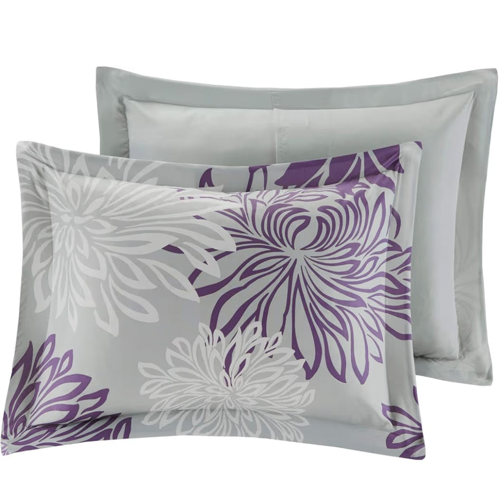 Madison Park Maible Cozy Bed 9pc Floral Comforter set