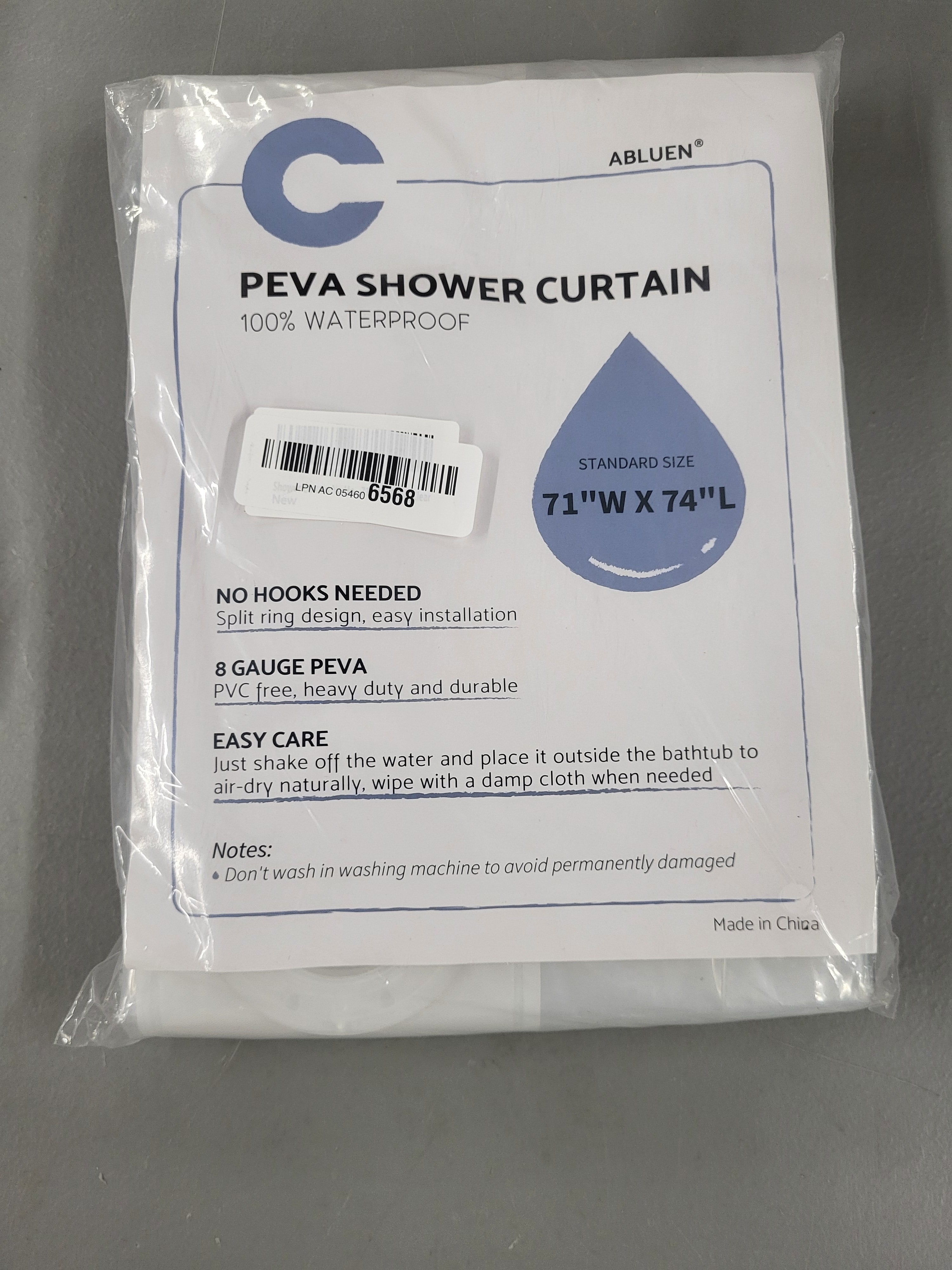 PEVA Shower Curtain