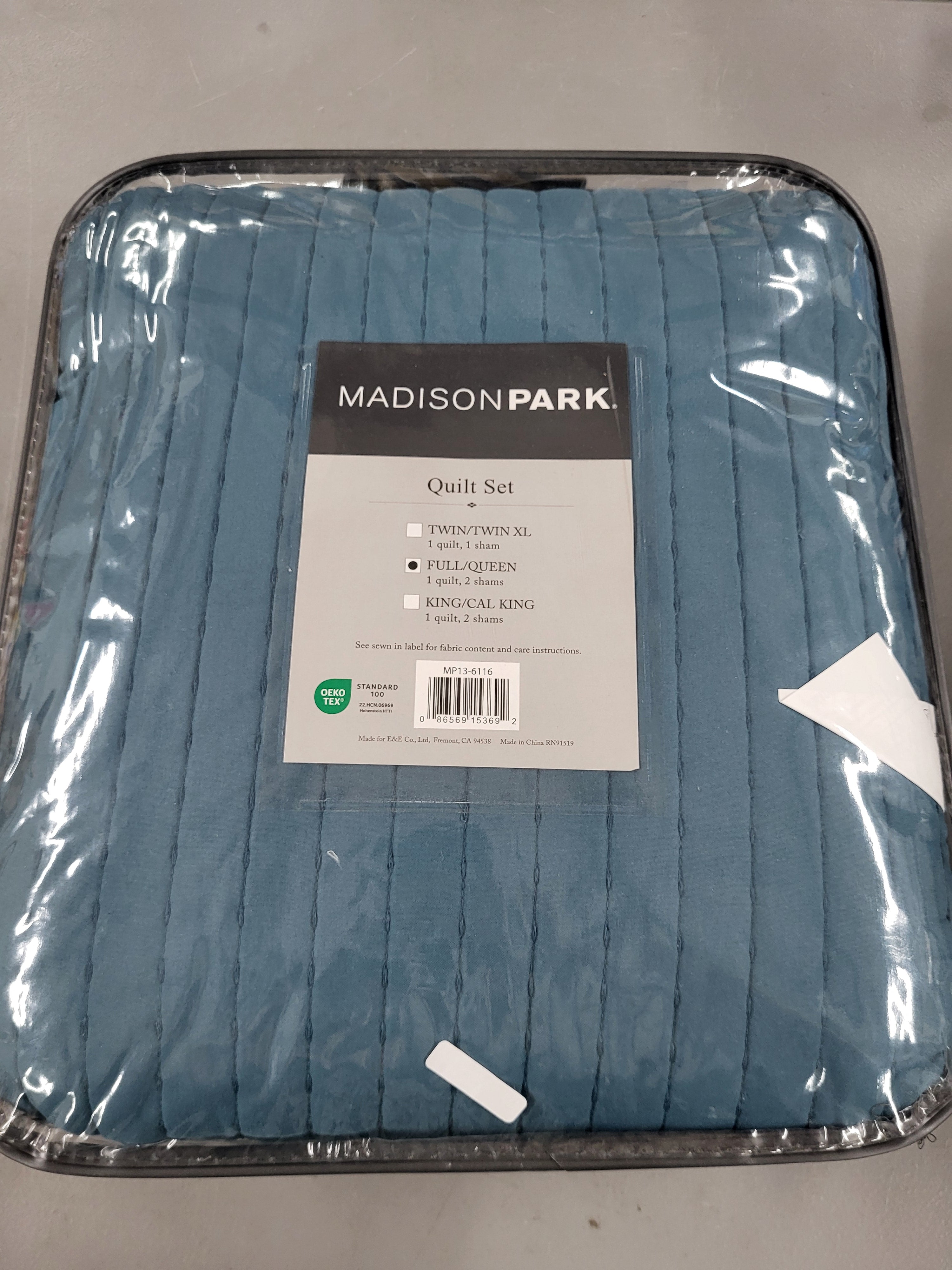 Madison Park Keaton Reversible Quilt Set (Full/Queen)