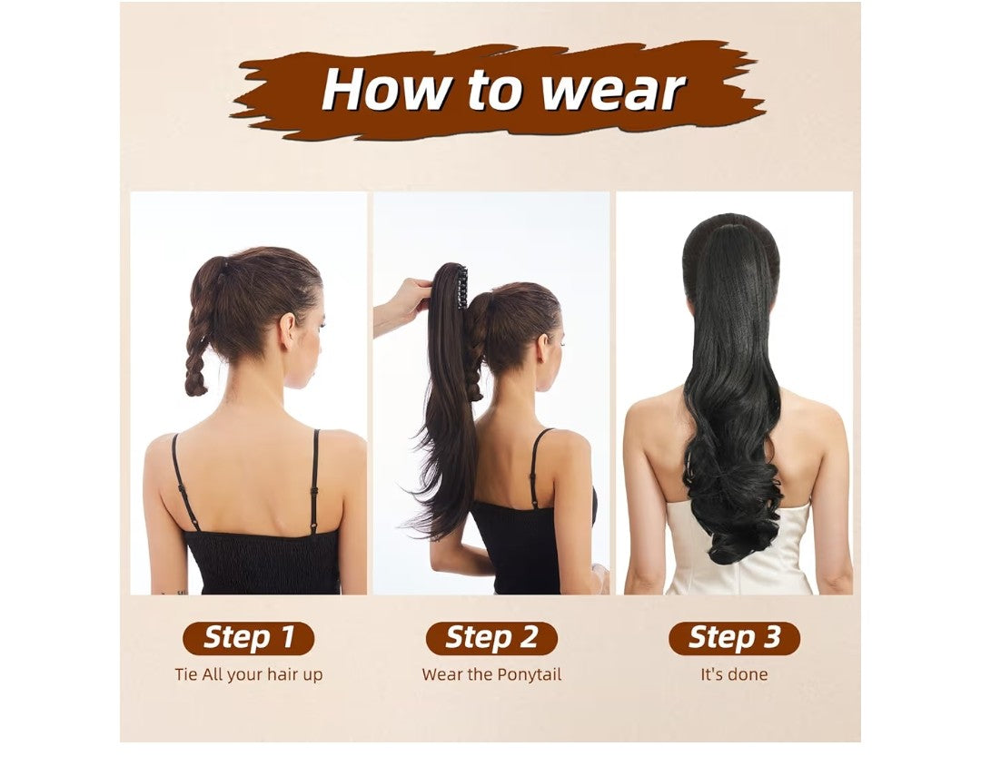 Tiklans Ponytail Extension 22in