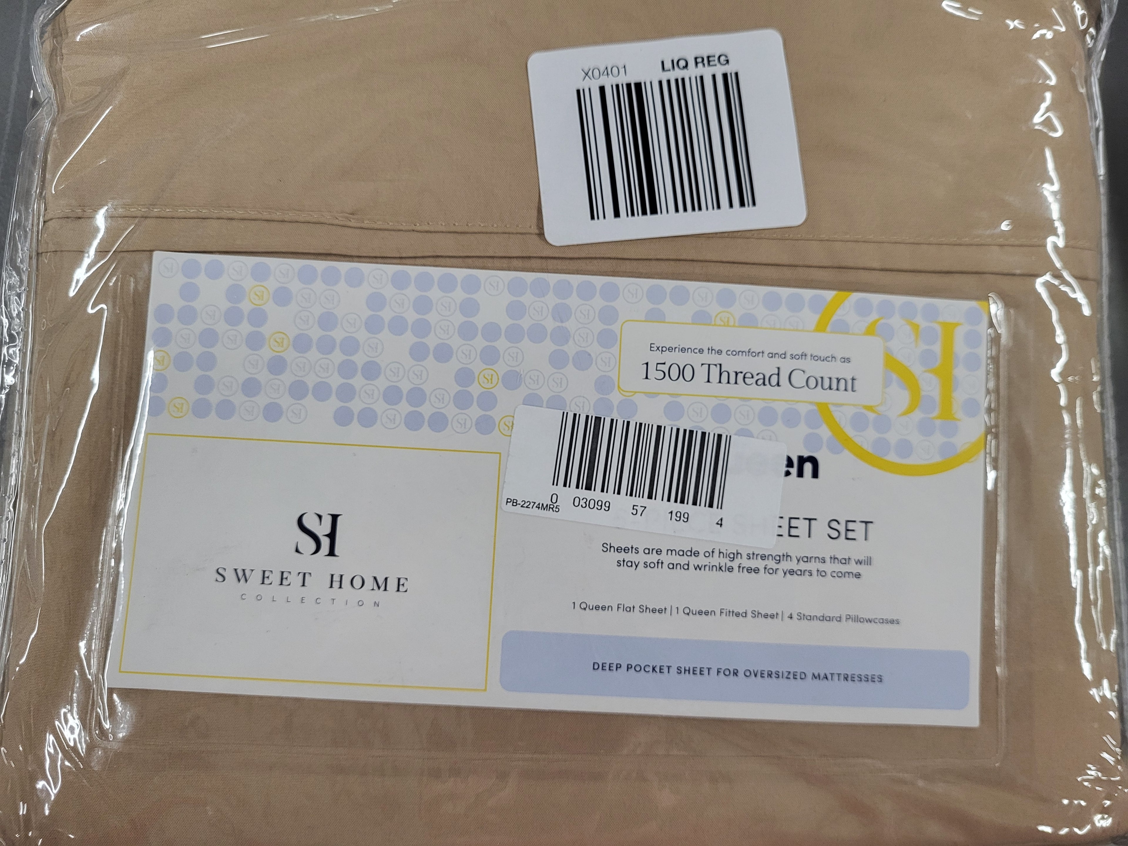 Sweet Home Queen Size Sheet Set (6 Pieces)
