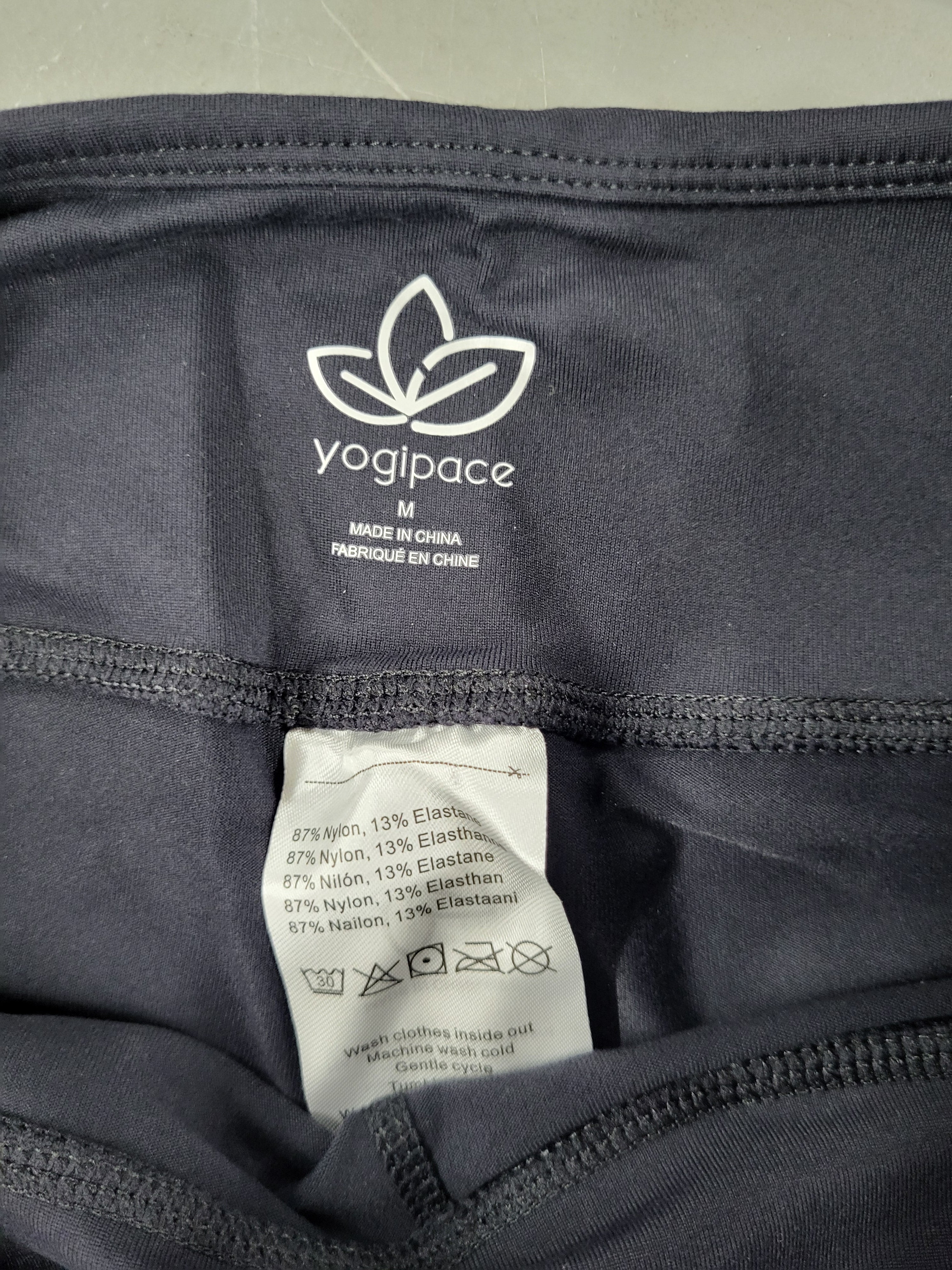 Yogipace Women's Straight Leg Yoga Pants, Slim Fit Stretch Pants for Everyday, Travel & Casual Wear,31",Black,Size M