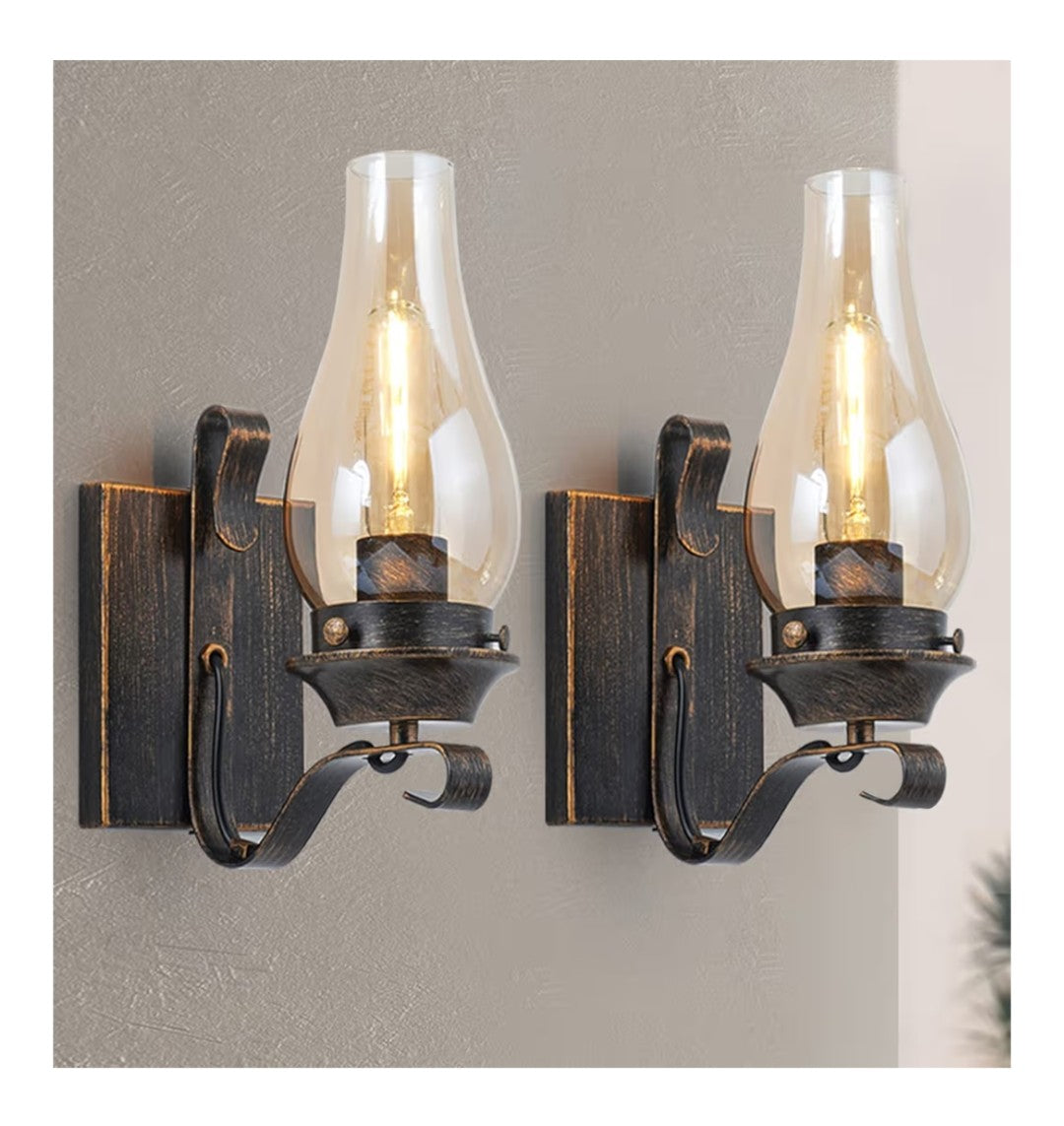 Wall Sconces Oil Rubbed Bronze Set of 2