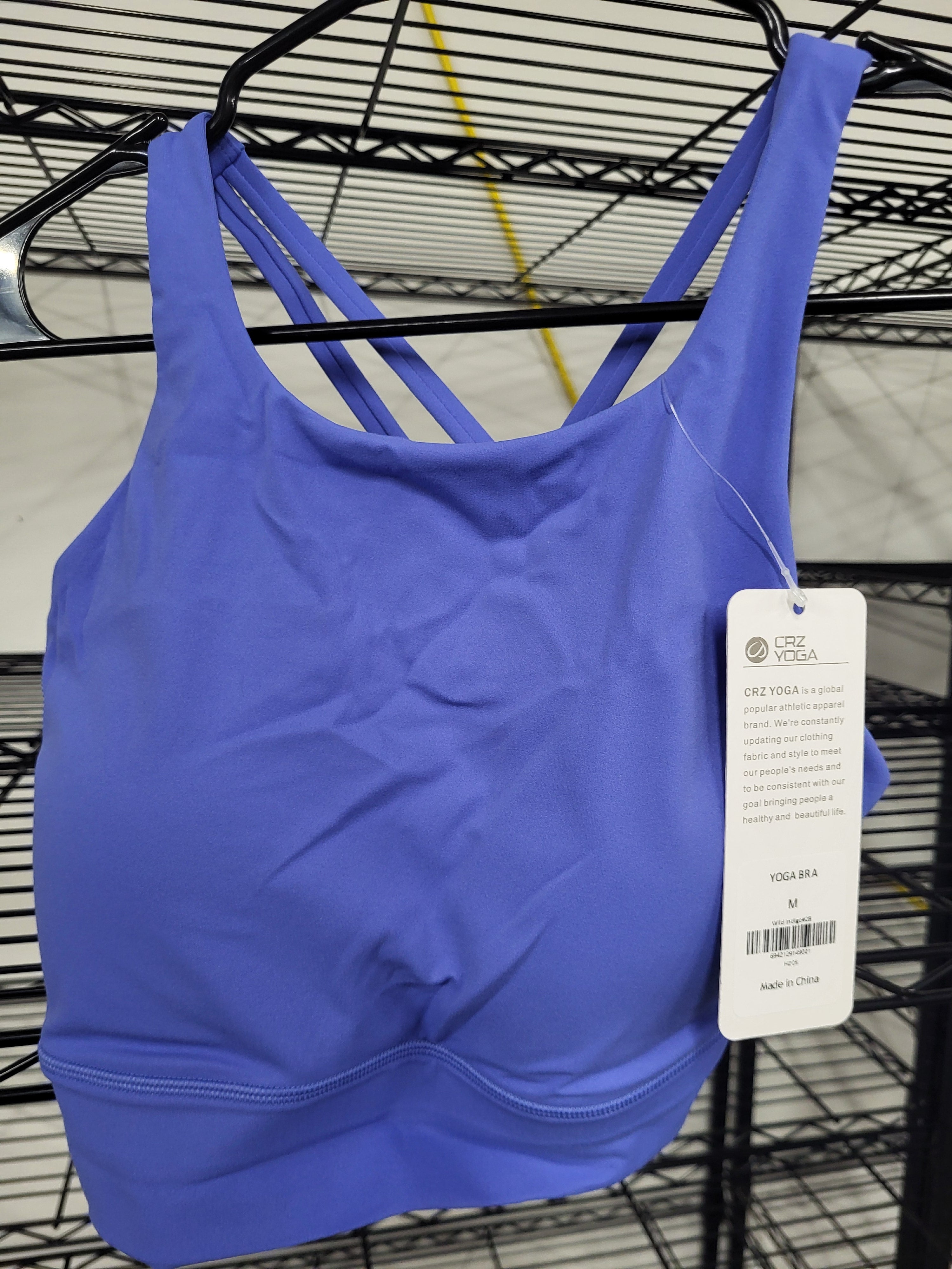 Yoga Bra (Medium) Wild Indigo