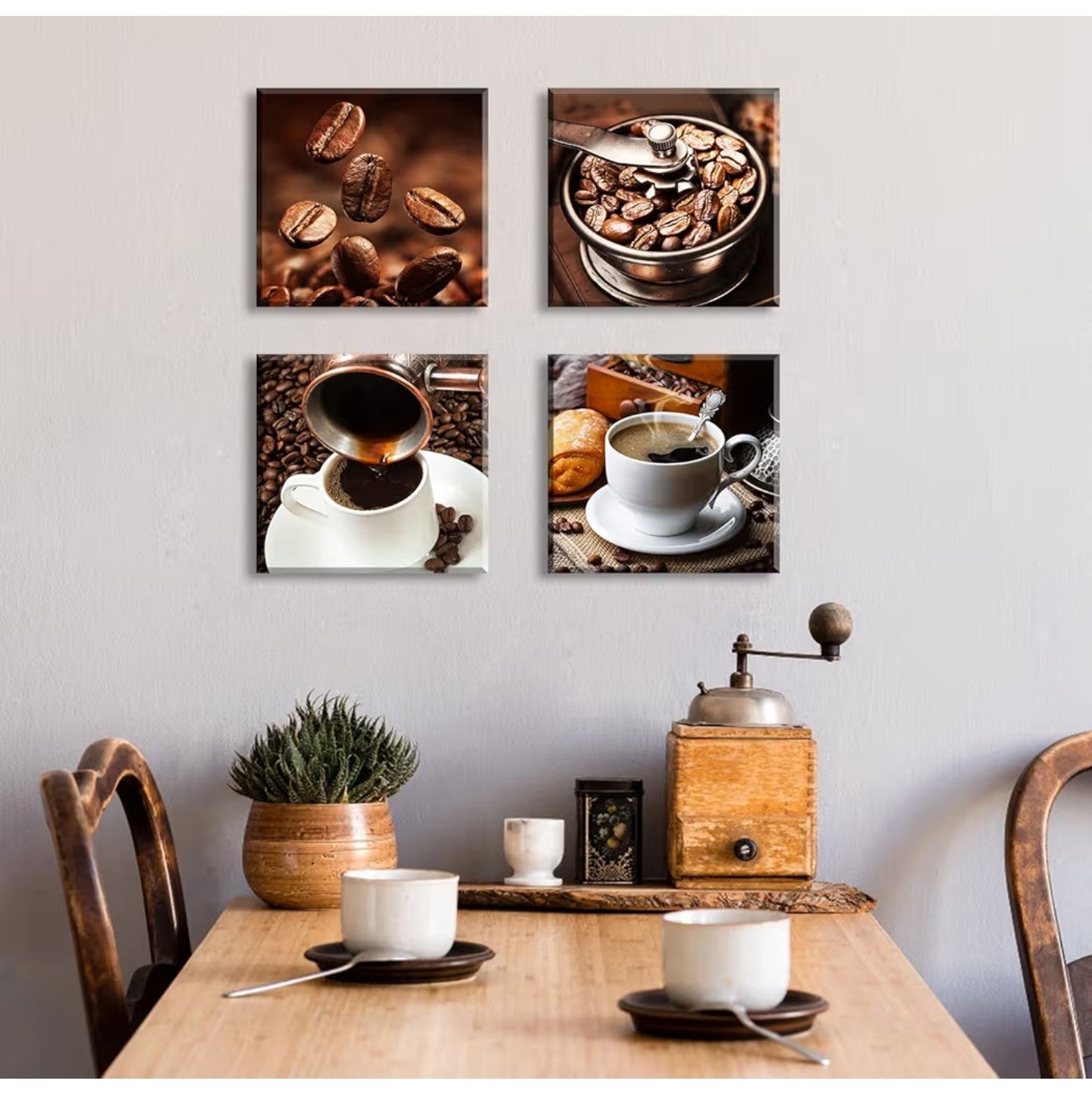 Kitchen Wall Art Coffee Decor Canvas Prints.