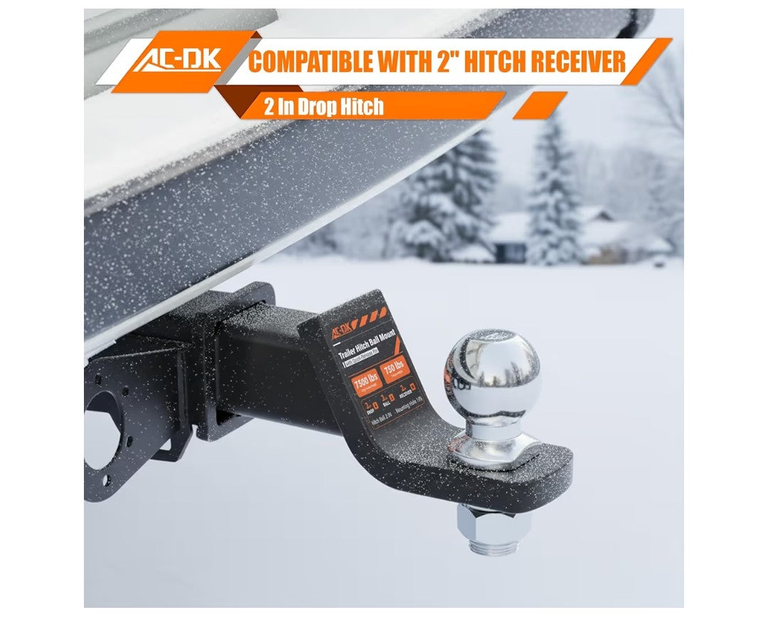 AC-DK Trailer Hitch with 2in Ball