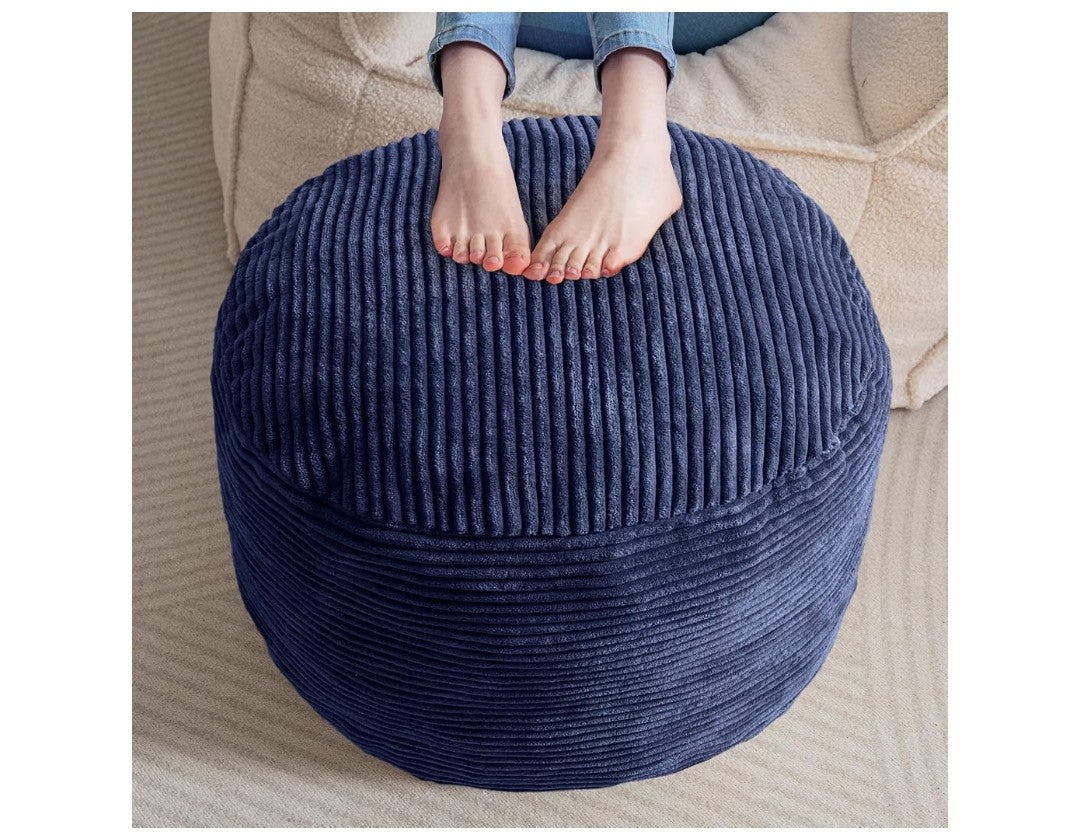 Stuffed Round Foot Stool