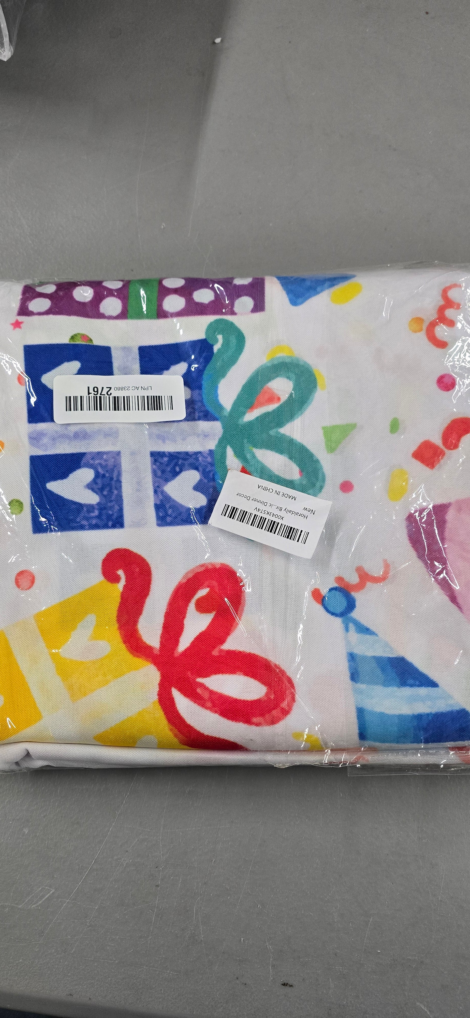 Horaldaily Birthday Tablecloth 60x120 Inch Rectangular