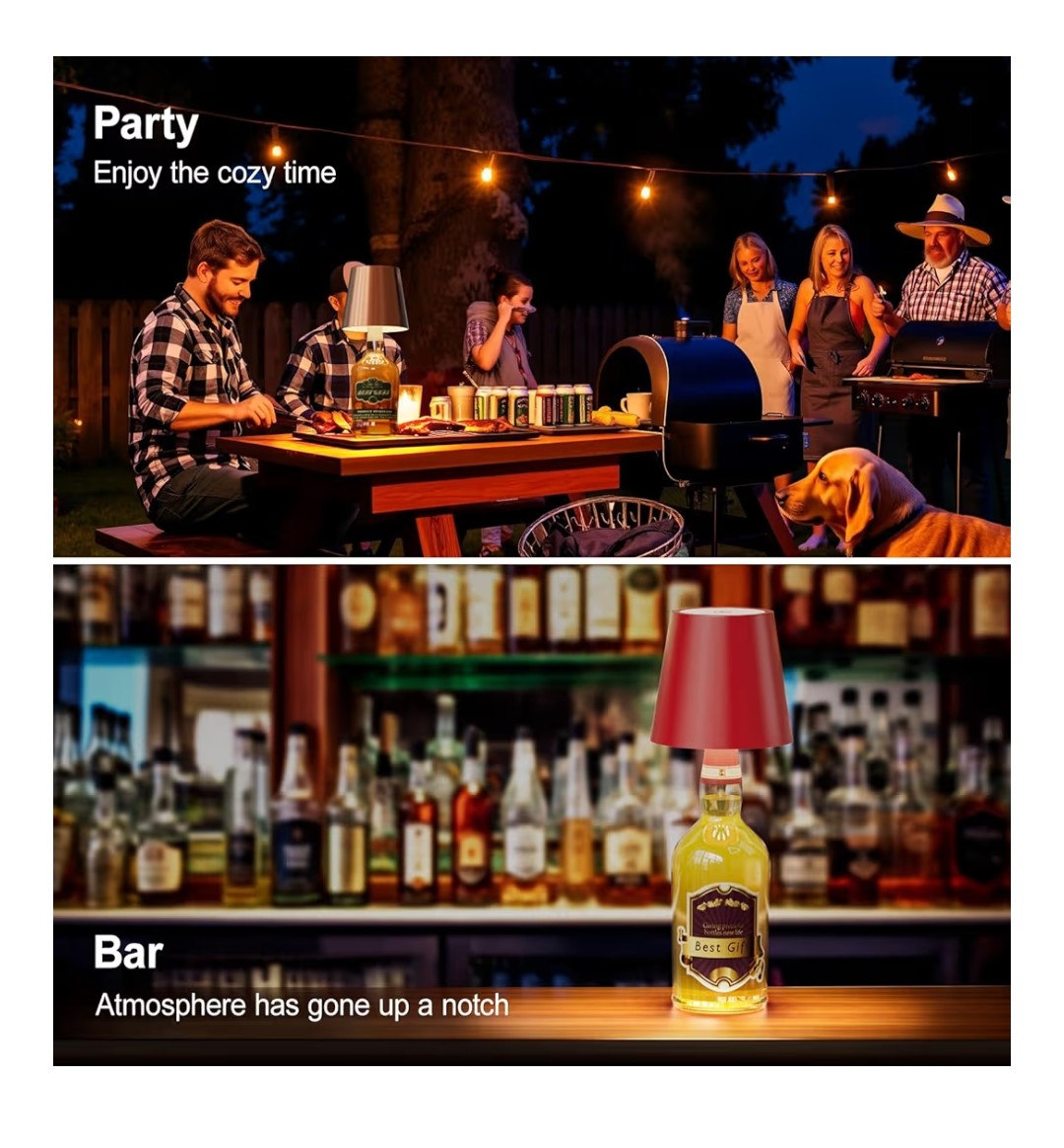 Wireless Bottle Lamp 2 pack