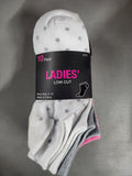 Ladies Low Cut Socks, 10 Pack (Shoe Size 4-10)