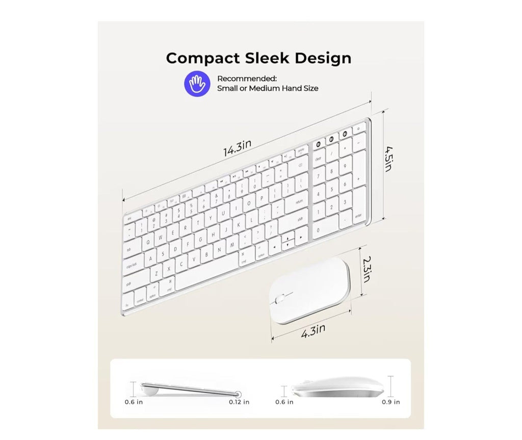 seenda Bluetooth Keyboard and Mouse Combo