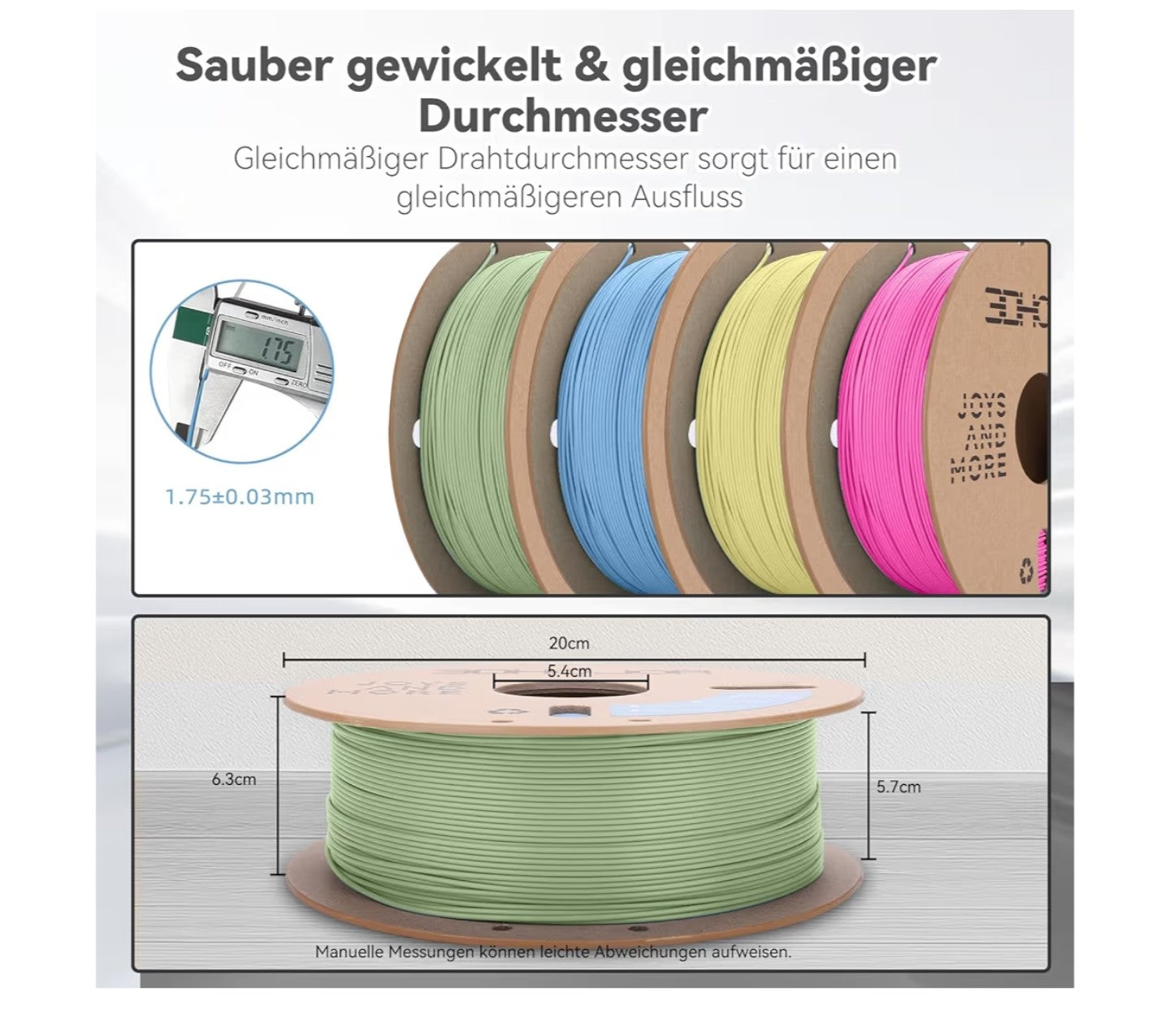 PLA Pro (Plus) Filament 1.75mm, 3D Printer Filament.