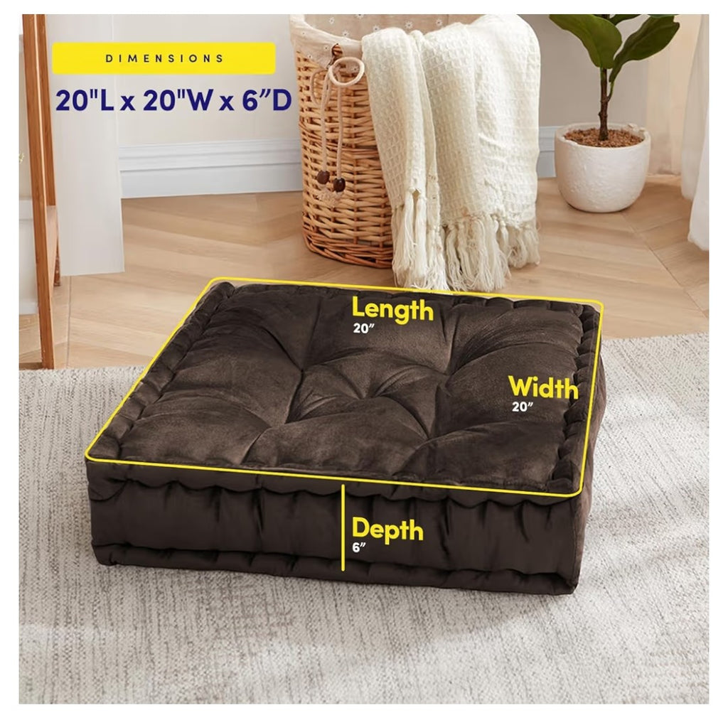 Sweet Home Collection Large Floor Pillow 20in x 20in