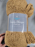 Teddy Sherpa Throw Blanket 50in x 60in