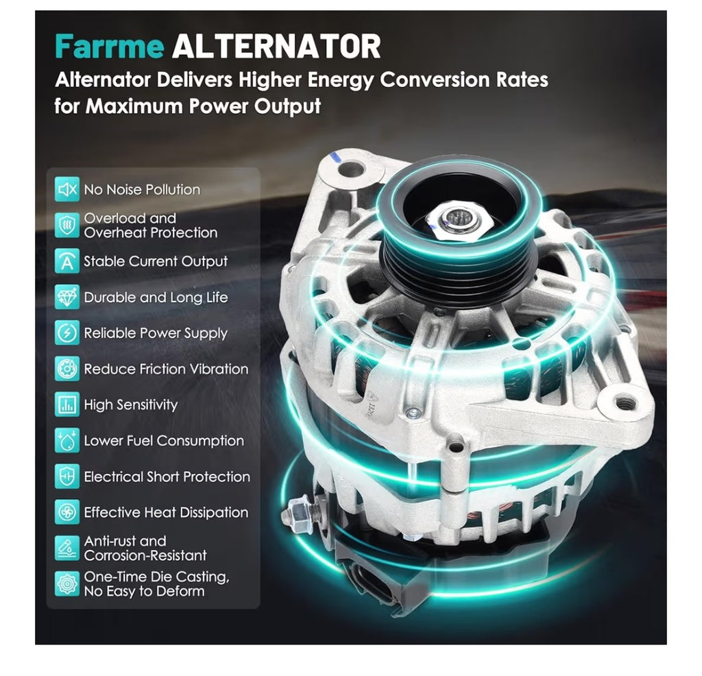 Alternator 13209 Replacement for Hyundai, Veloster, and Kia