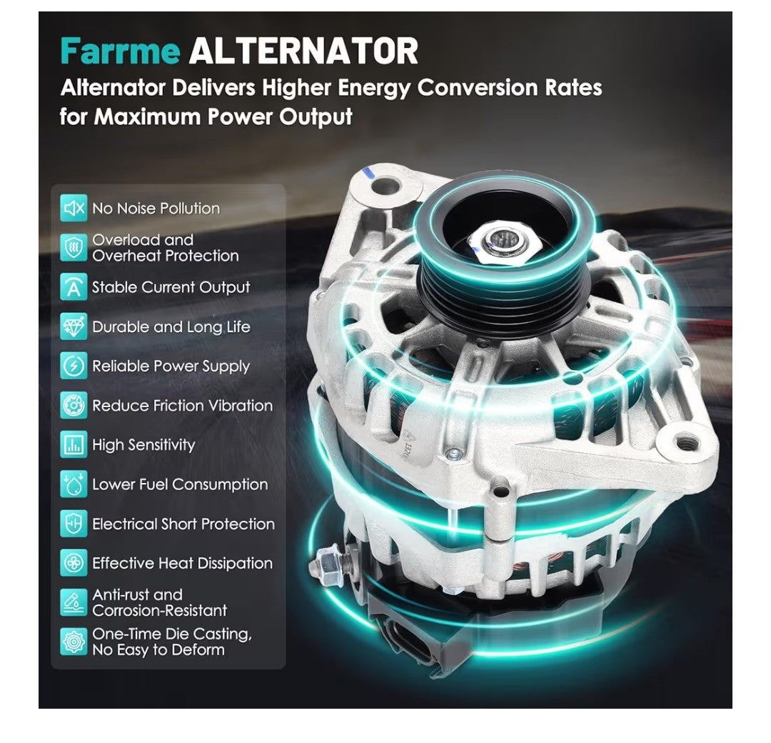 Alternator 13209 Replacement for Hyundai, Veloster, and Kia