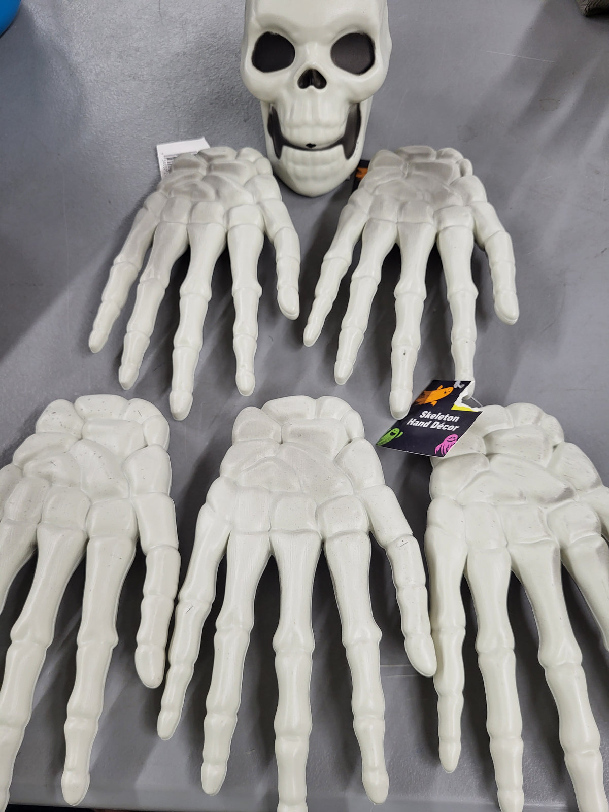 Skull and Hands Decor