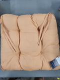 Turquoise Sun Outdoor/Indoor Seat Cushion, 20 x 18 x 3 inches, Orange