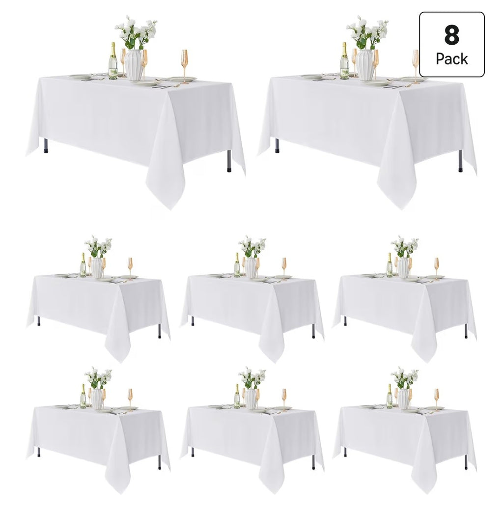 Rectangular Tablecloth 70in x 120in (8 pack)
