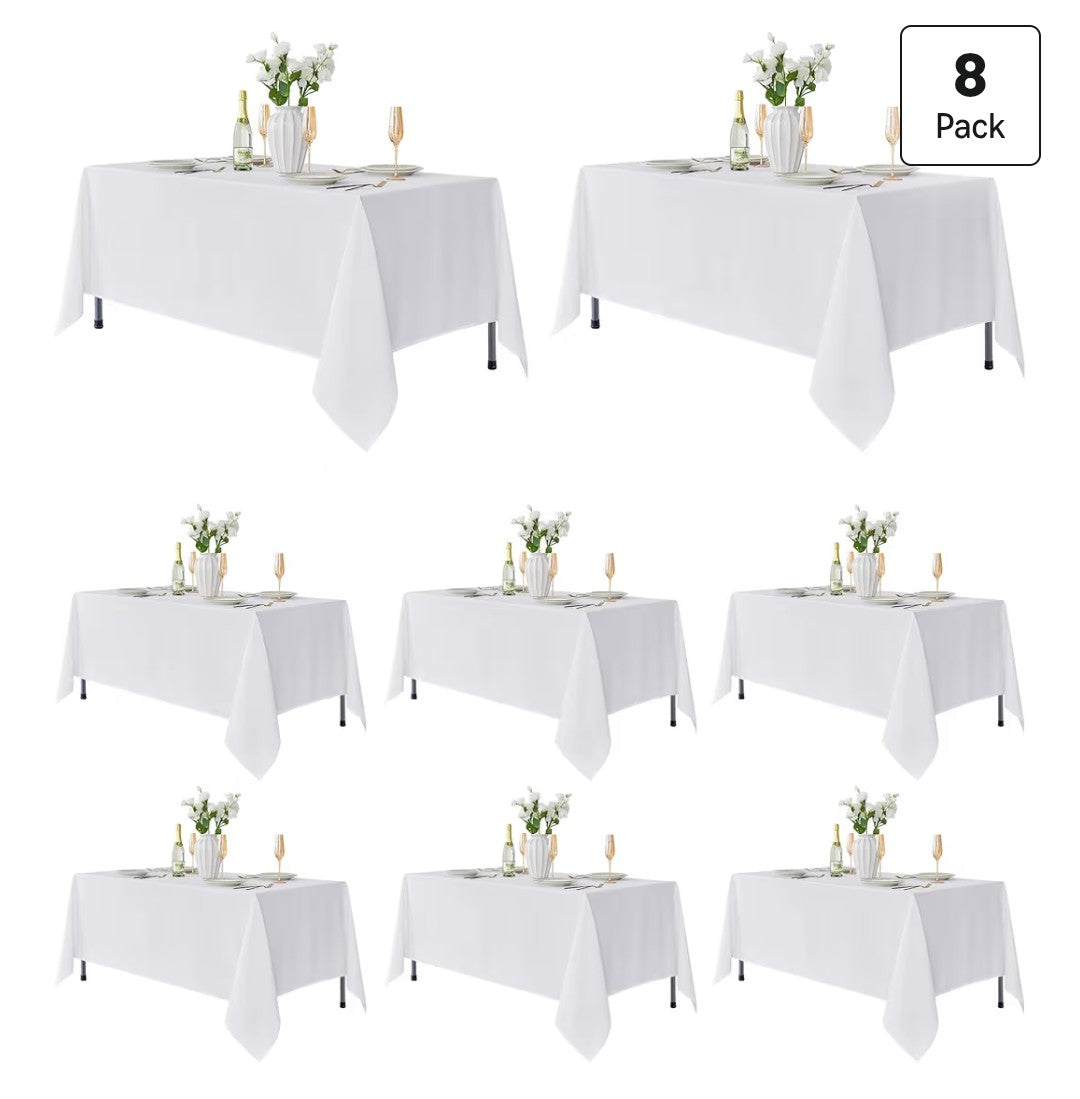 Rectangular Tablecloth 70in x 120in (8 pack)