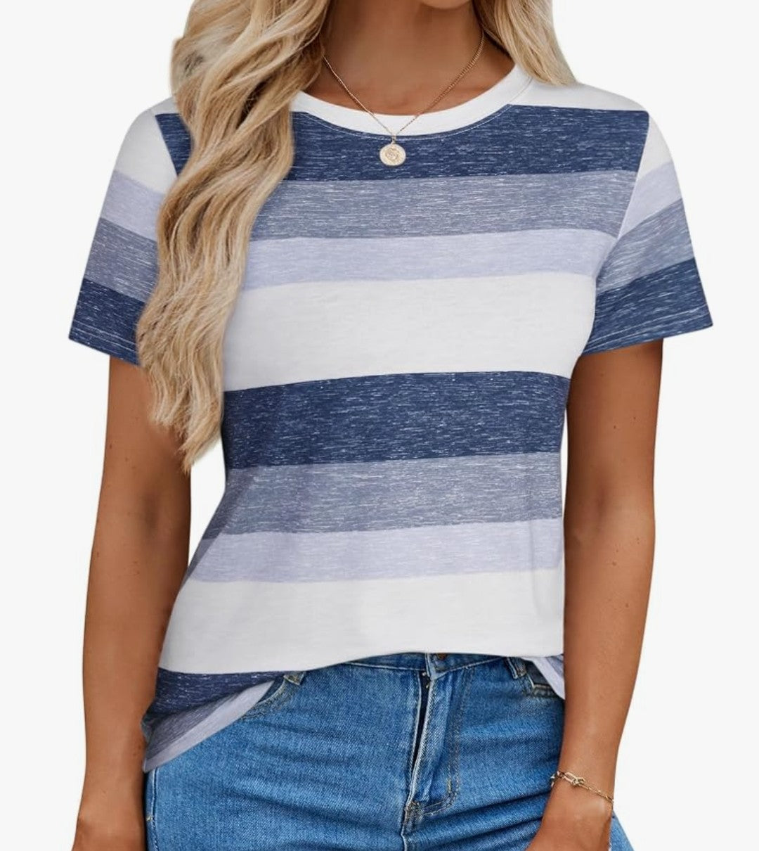 Short Sleeve Striped T-Shirt (Medium)