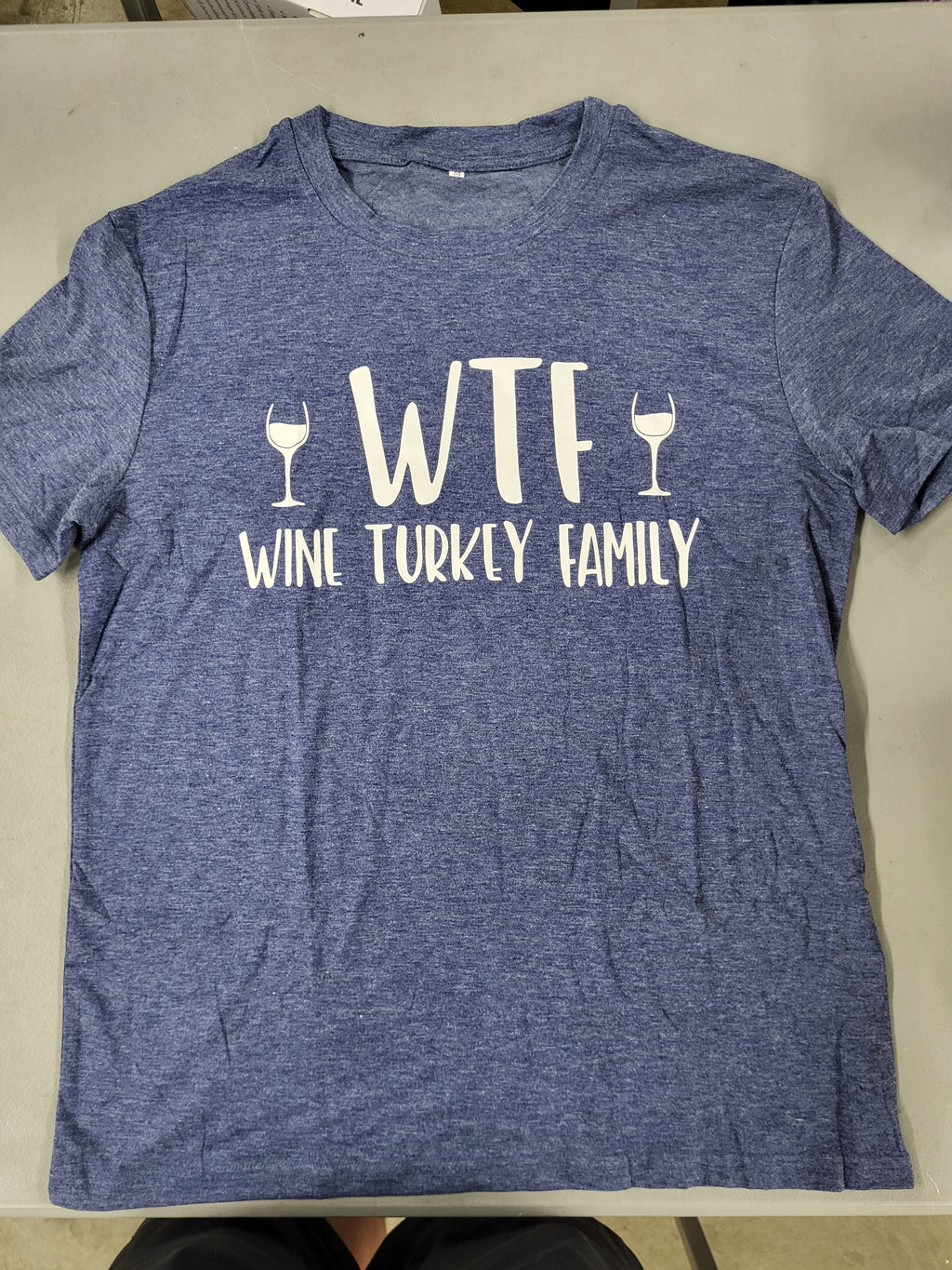 Wine Turkey Family t-shirt (Womens Medium)