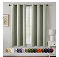 Miulee Saige Green Blackout Curtain