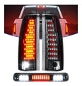 LED Tail Lights + 3rd Brake Light 1988-1999 Chevy/GMC 1500
