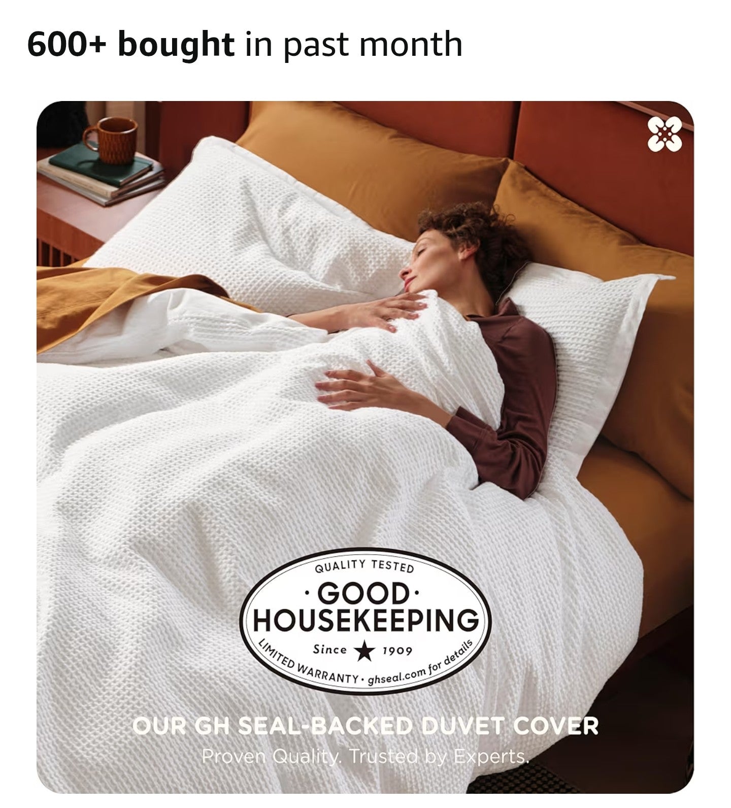 Bedsure Cotton Duvet Cover King - 100% Cotton