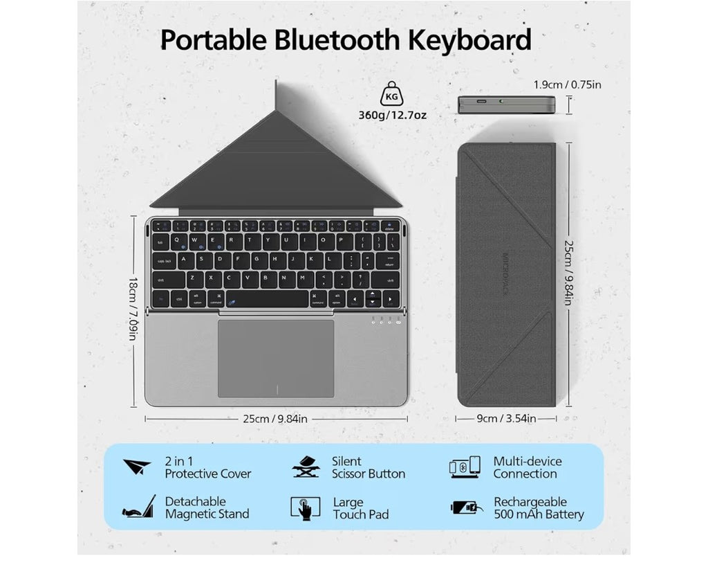 Micropack Foldable Bluetooth Keyboard