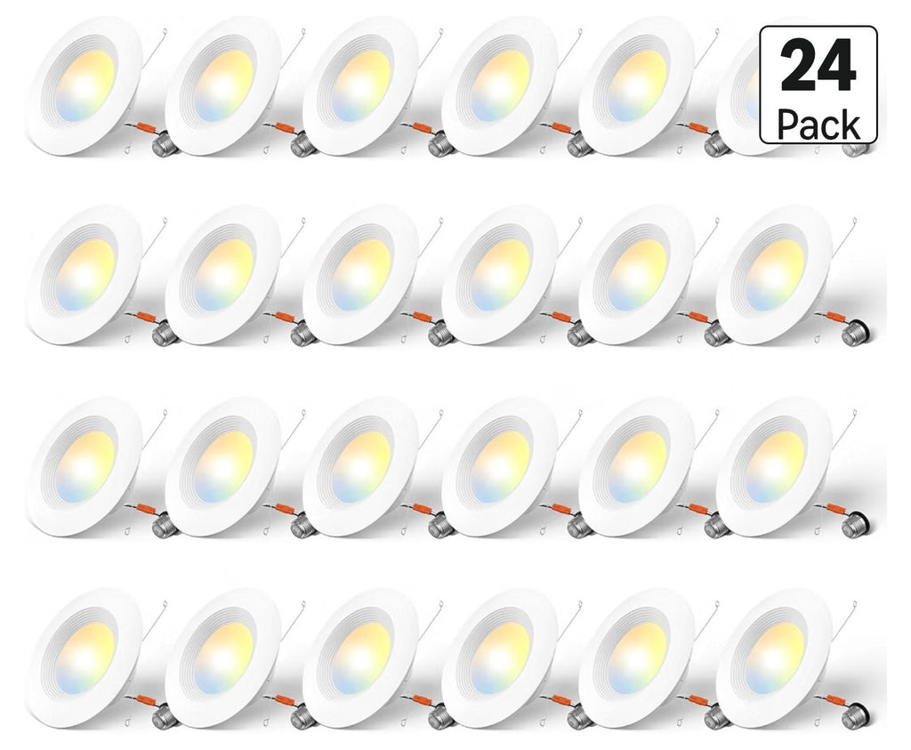 Amico 24 Pack 5/6 inch 5CCT LED Recessed Lighting.
