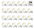 Amico 24 Pack 5/6 inch 5CCT LED Recessed Lighting.