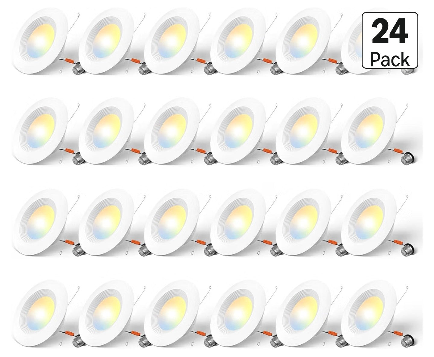 Amico 24 Pack 5/6 inch 5CCT LED Recessed Lighting.