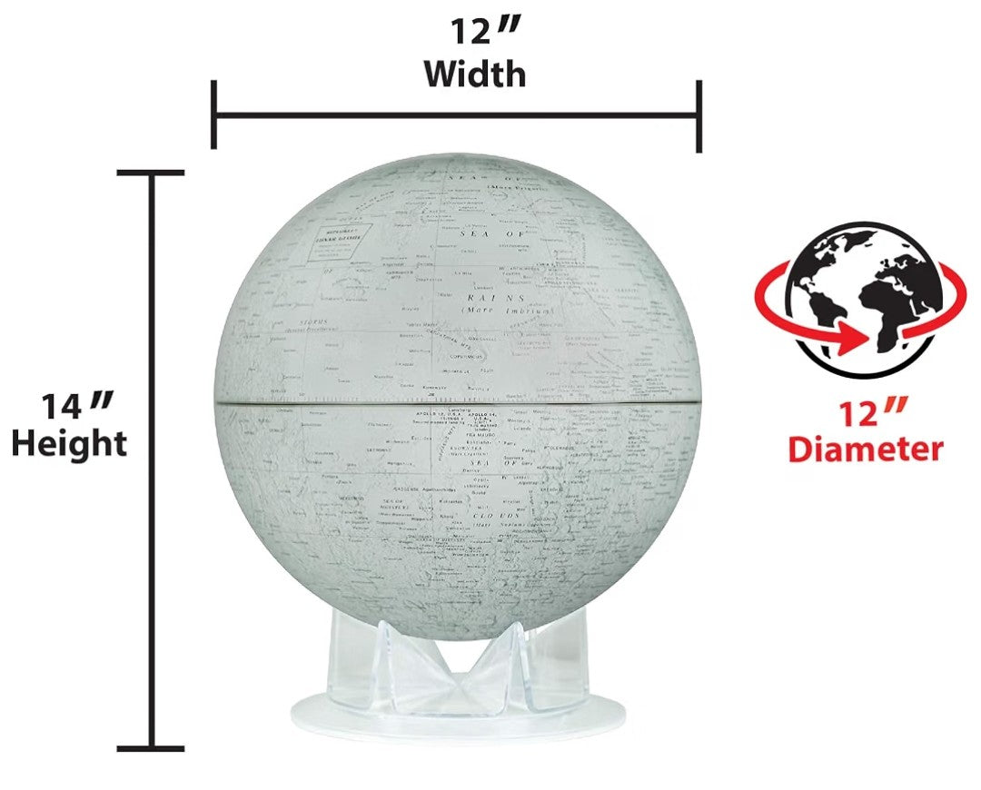 Moon Globe 12 inches in Diameter