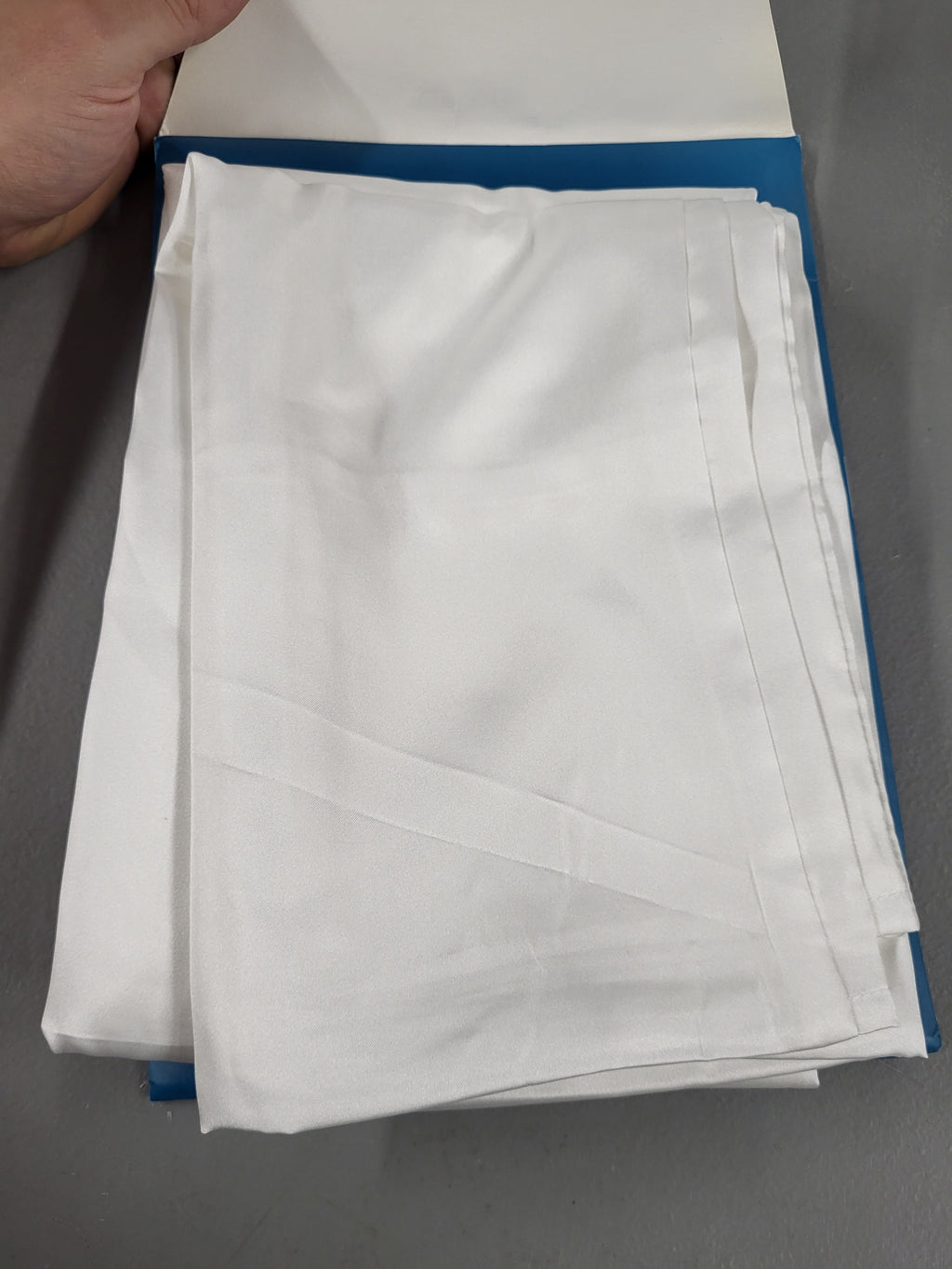 Satin King Pillowcases (2 pack White)
