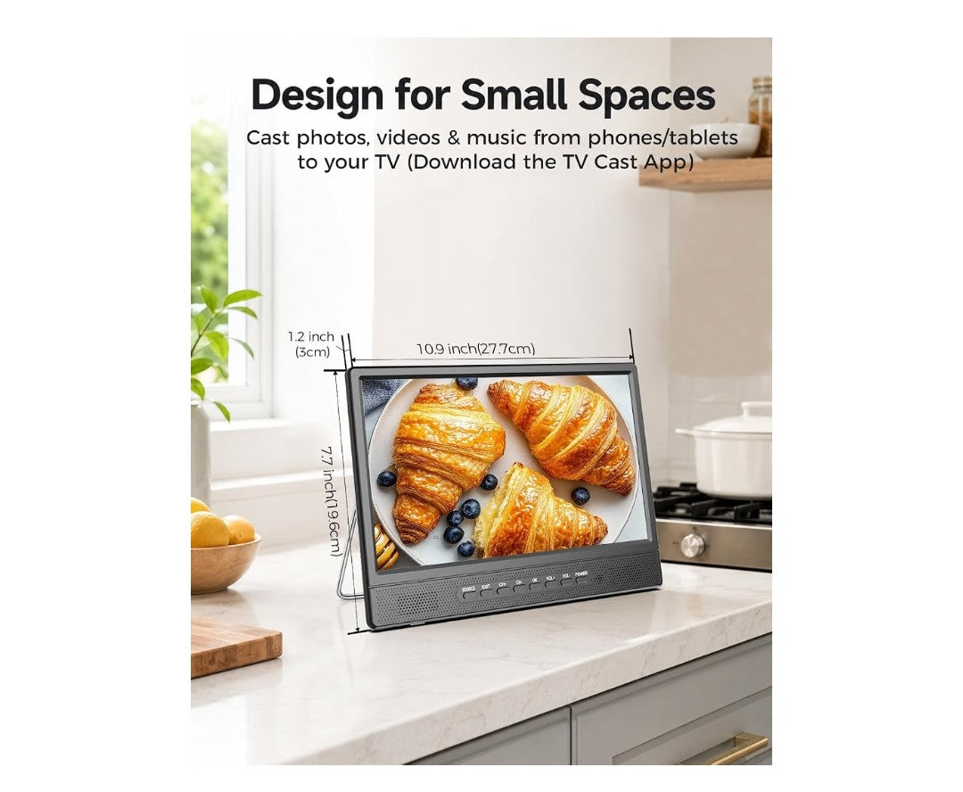 Desobry 12in Small Smart TV