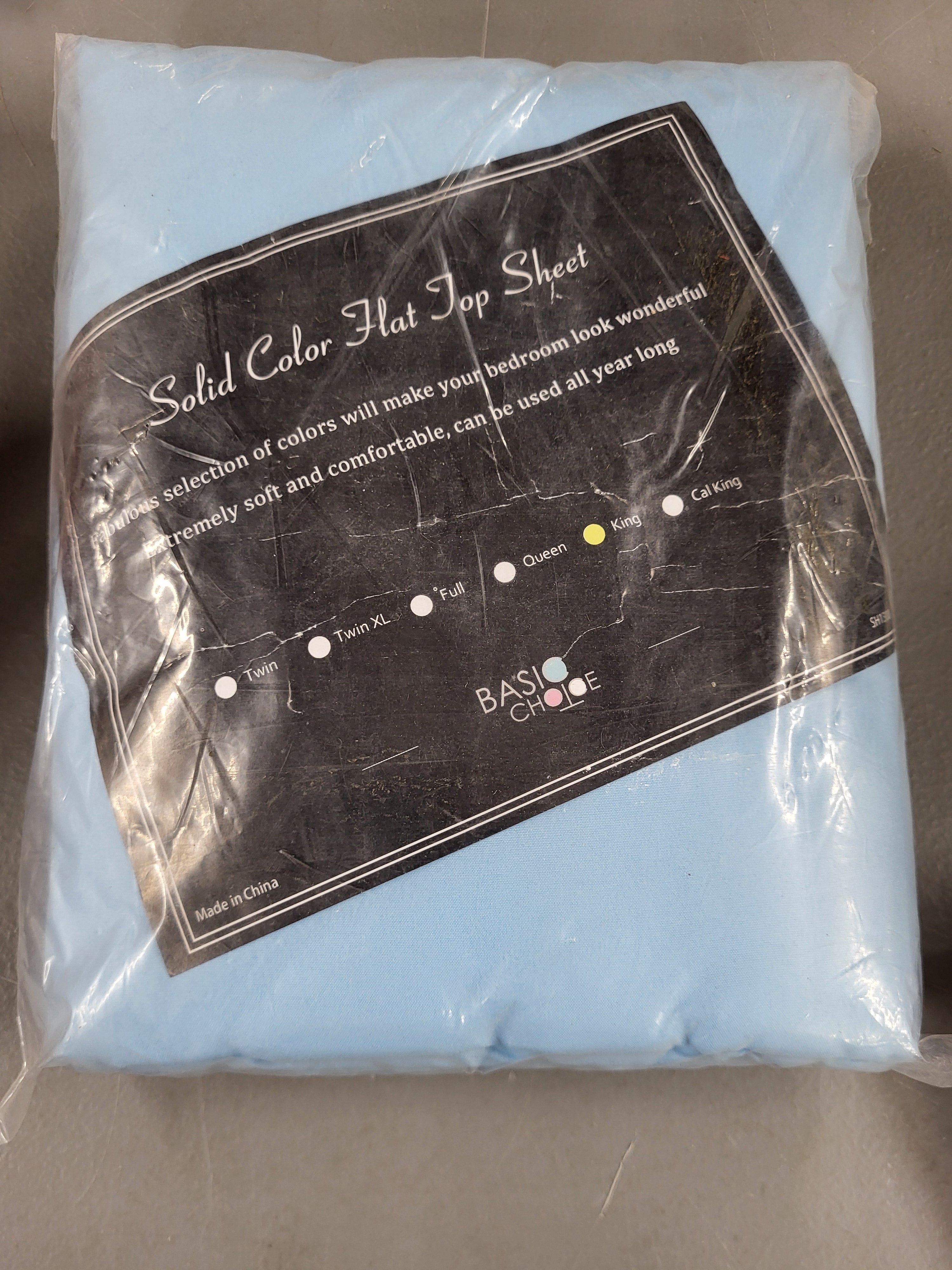 Basic Choice King Size Flat Sheet