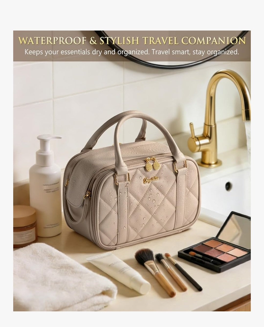 Bagstellar Travel Makeup Bag