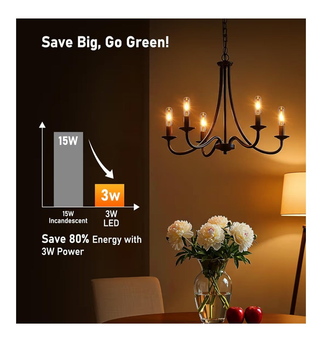 LEad Flame Bulb 4 pack