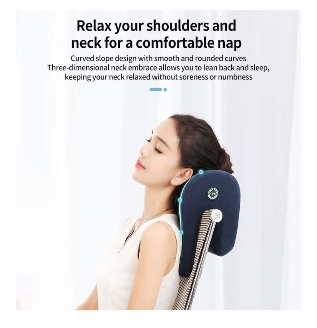 Ergonomic Memory Foam Desk Pillow (Navy)