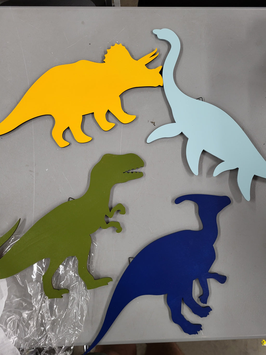 Wooden Dinosaur Wall Decor