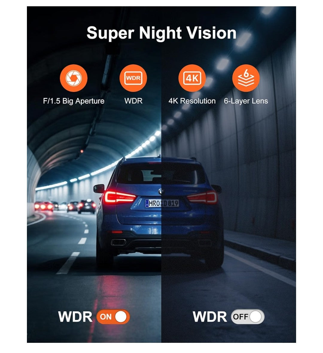 Dual Channel 4K Dash Camera