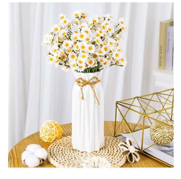 Artificial White Daisy Flowers 72pcs