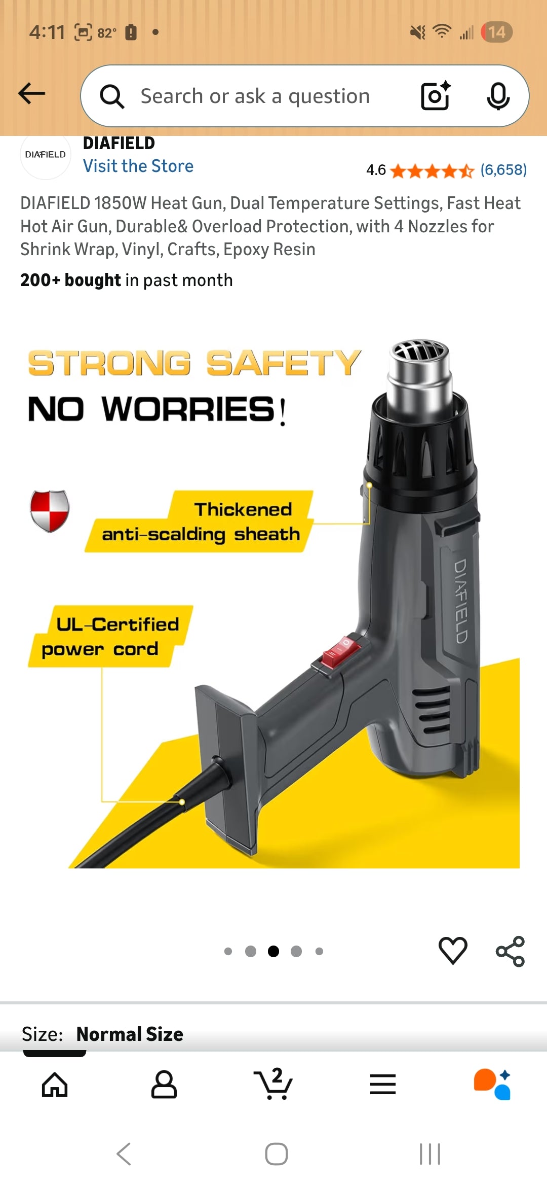 Diafield Heat Gun