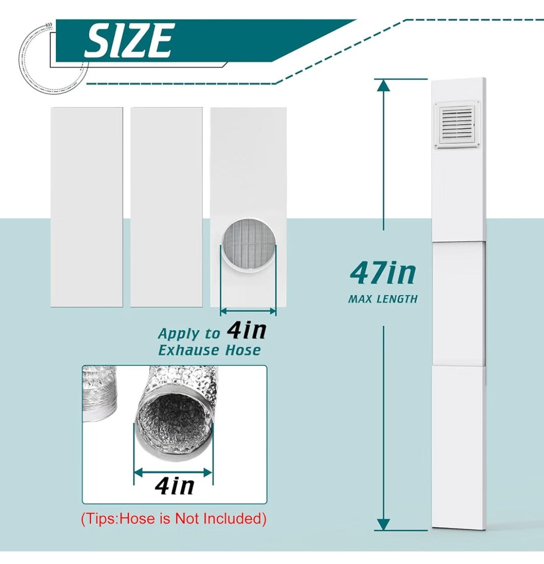 Daisypower Dryer Vent Window Kit