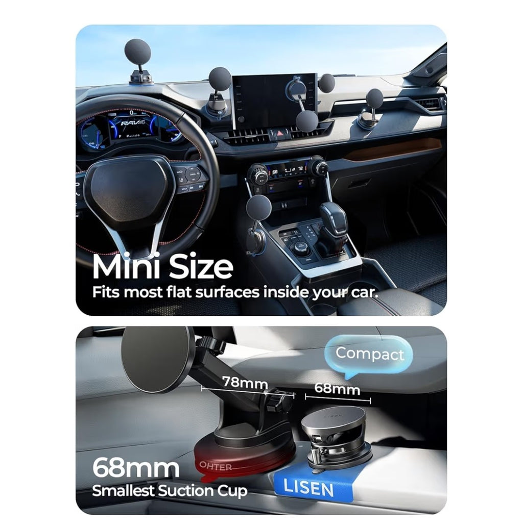 Lisen 15W Magsafe Car Mount Magnetic Charger