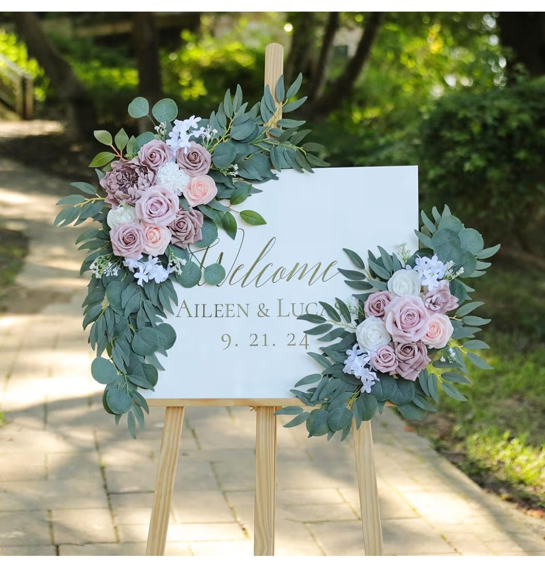 Artificial Dusty Rose Flowers