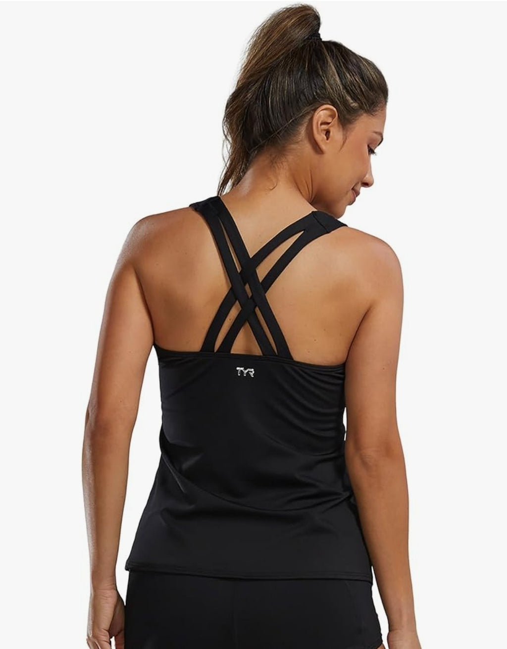 TYR Square Neck Tankini Top (Size 8)